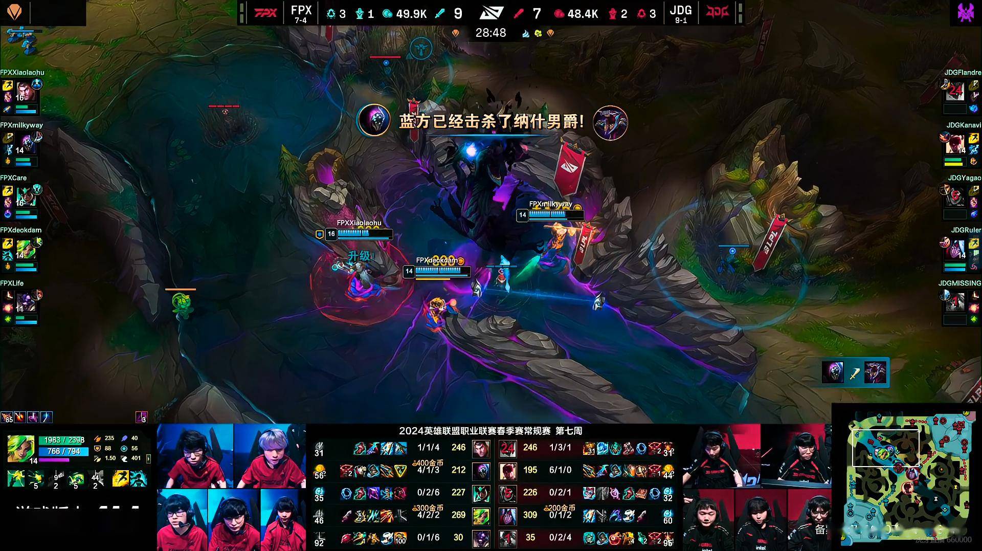 168电竞官网：LOL-LPL：银河超神赵信开局“捅穿”JDG下路，FPX2-0再克强敌JDG