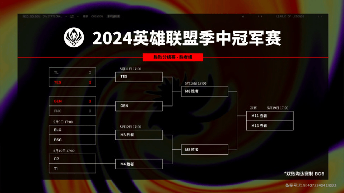 168电竞官网：【5月9日】退票结束！2024成都英雄联盟MSI今日赛程+直播/购票入口→