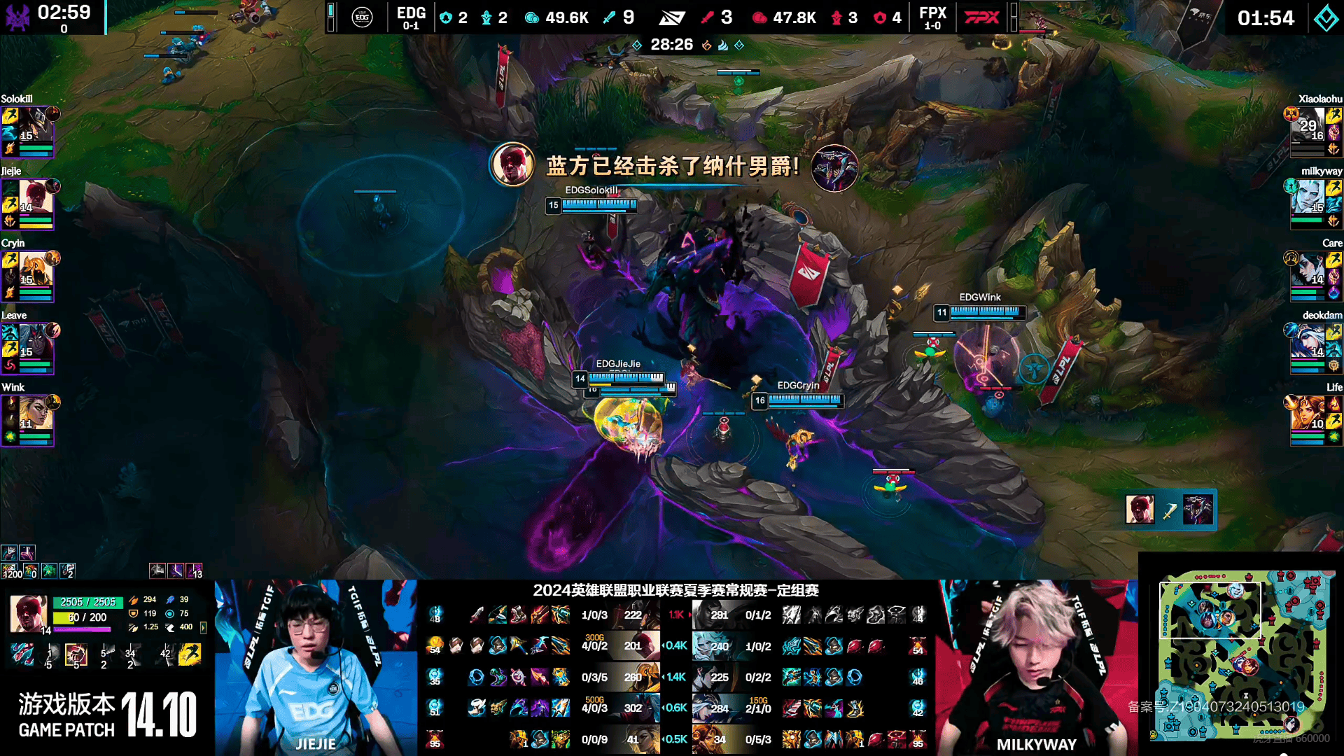 168电竞官网：LPL：Xiaolaohu第二局回归依然无法取胜，FPX 0-2不敌EDG